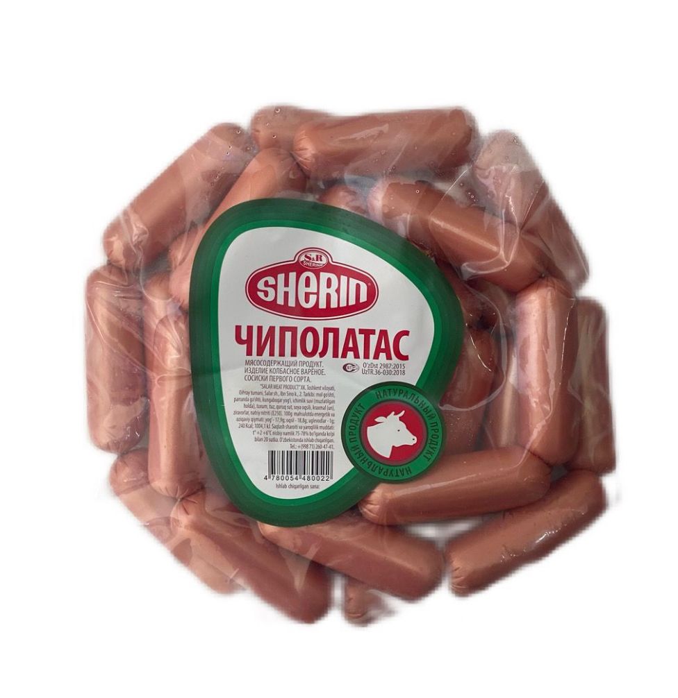 Сосиски ЧИПОЛАТАС Sherin 700g
